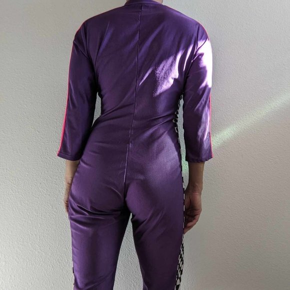 Purple Costume Jumpsuit - M - Picture 3 of 5